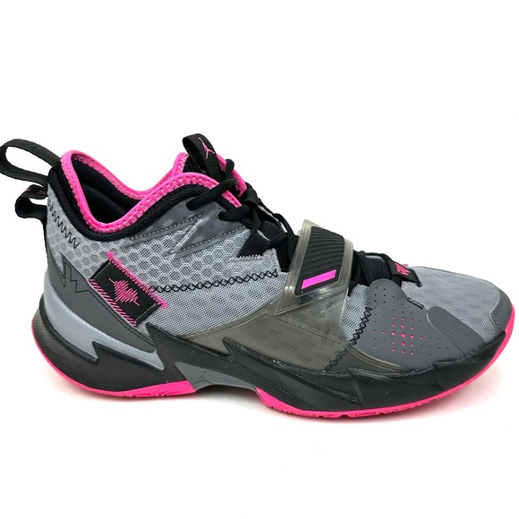 Jordan Why Not Zero.3 CD3003 003 Mens Basketball Shoes Gray Pink Black Size 13 - Picture 1 of 11